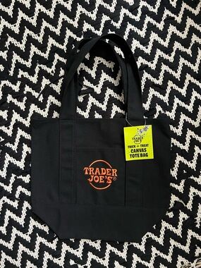 Trader Joe's Pastel Canvas Tote